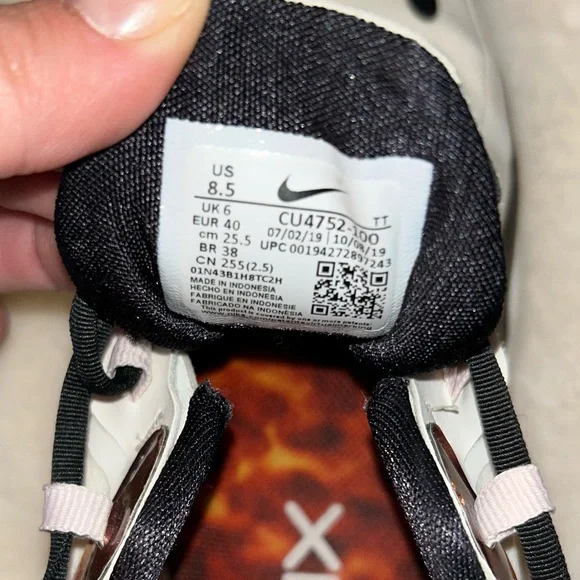 Nike Air Max 270 React Womens Shoes Sail/Multi-Color/Barely Rose - Picture 6 of 6